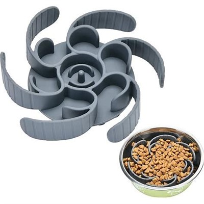 Adjustable Slow Feeder Ebbakuli y'embwa Insert