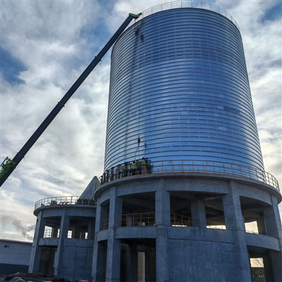 Silo y’ekyuma ekiyitibwa Spiral Steel