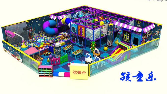 Ebyuma eby'obuyaaye eby'ekika ki bye bikola abaana nga mu indoor children's p...